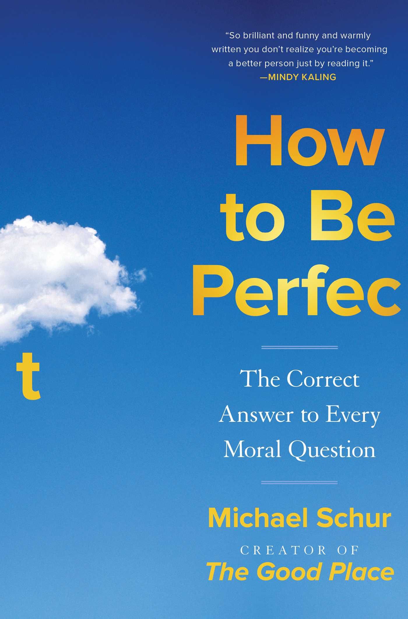 book cover of how to be perfect
