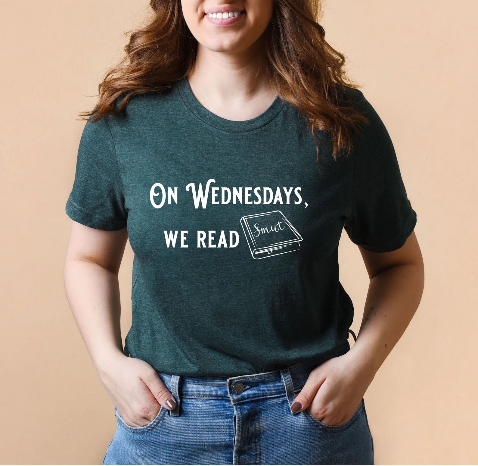 on wednesdays we read smut t-shirt