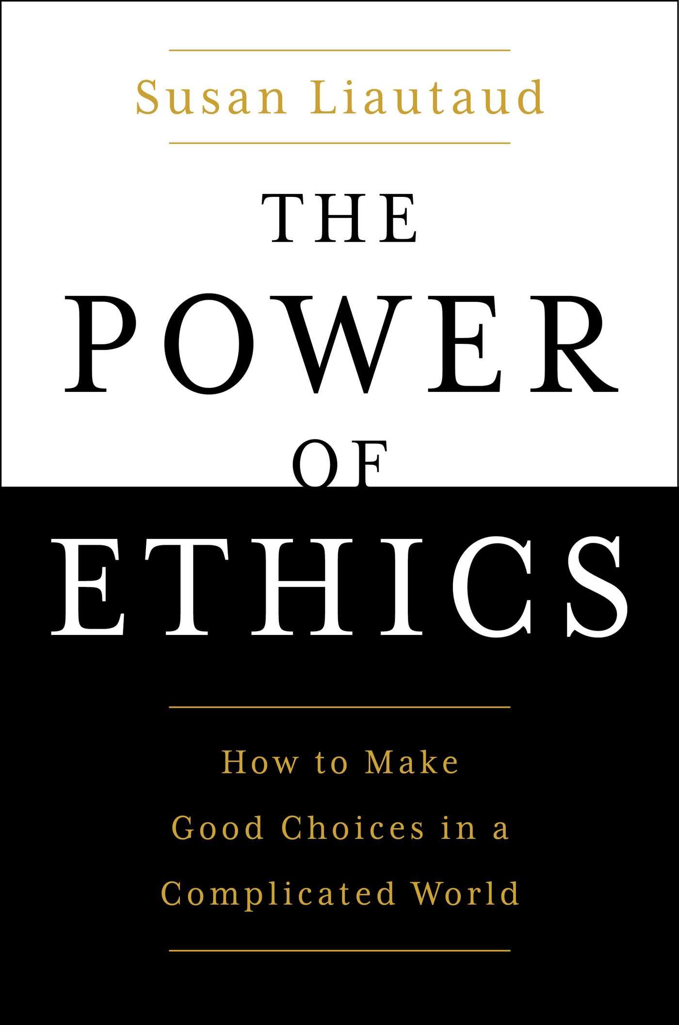 book cover of the power of ethics