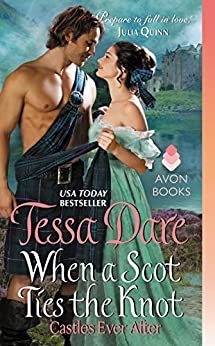 When A Scot Ties the Knot by Tessa Dare book cover