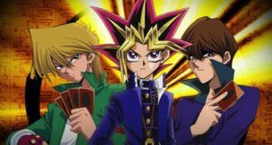 yugioh promo pic with 3 characters