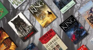 Collage of Stephen King books