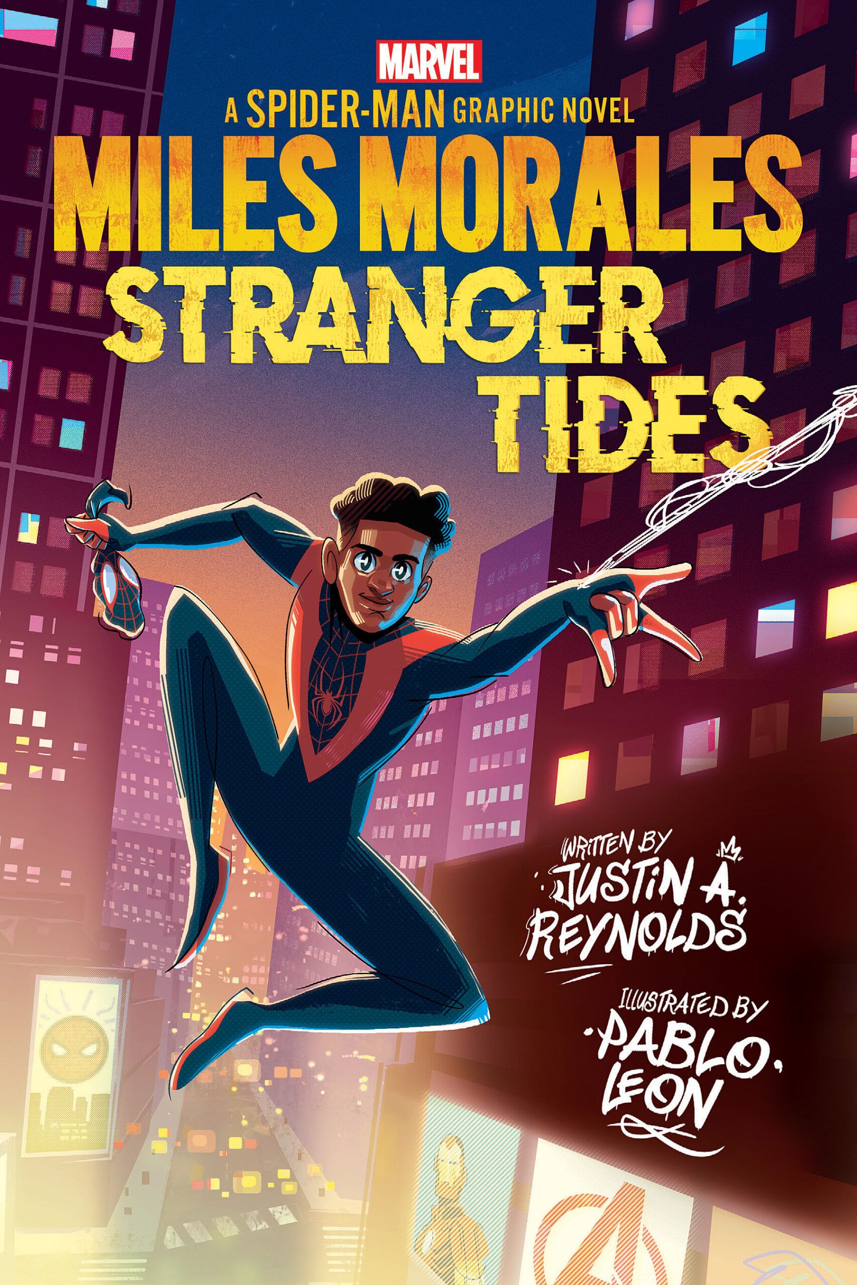 Miles Morales Stranger Tides book cover