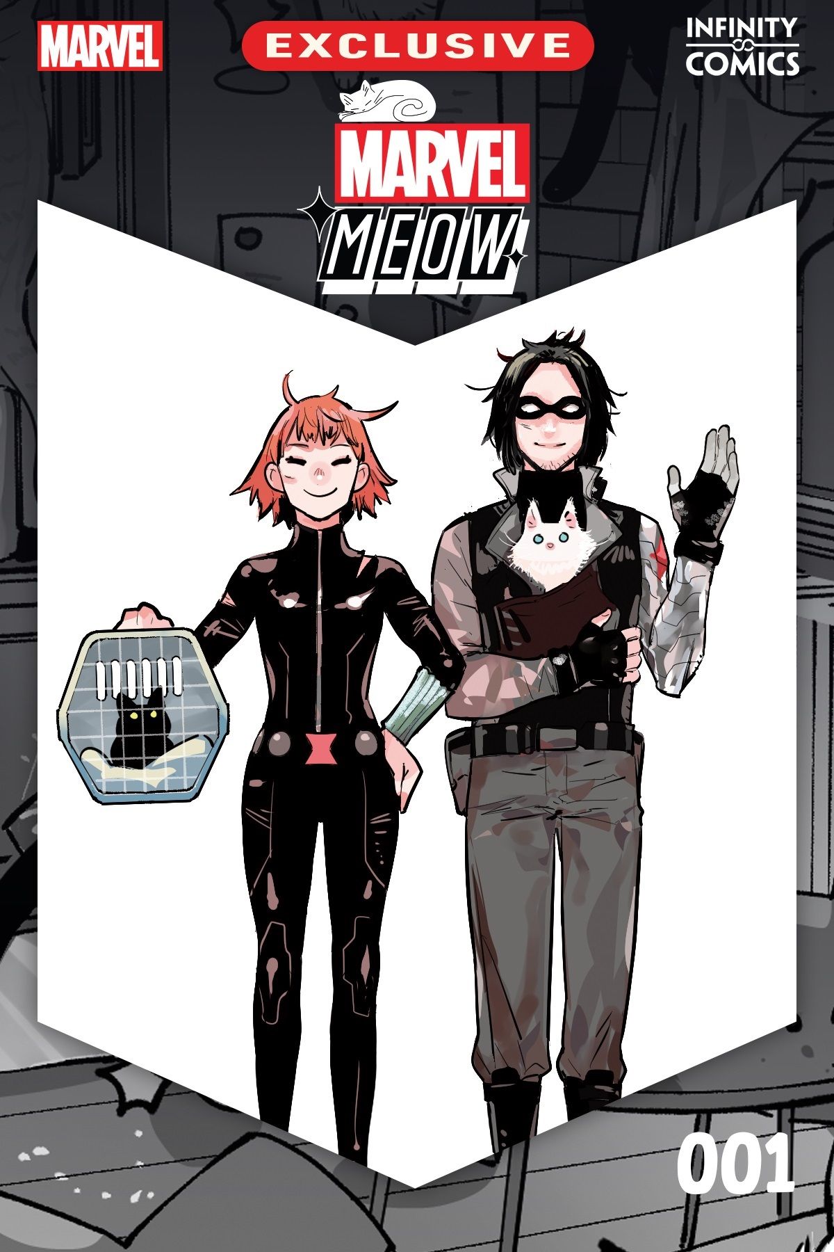 Marvel Meow Infinity Comic Book Cover