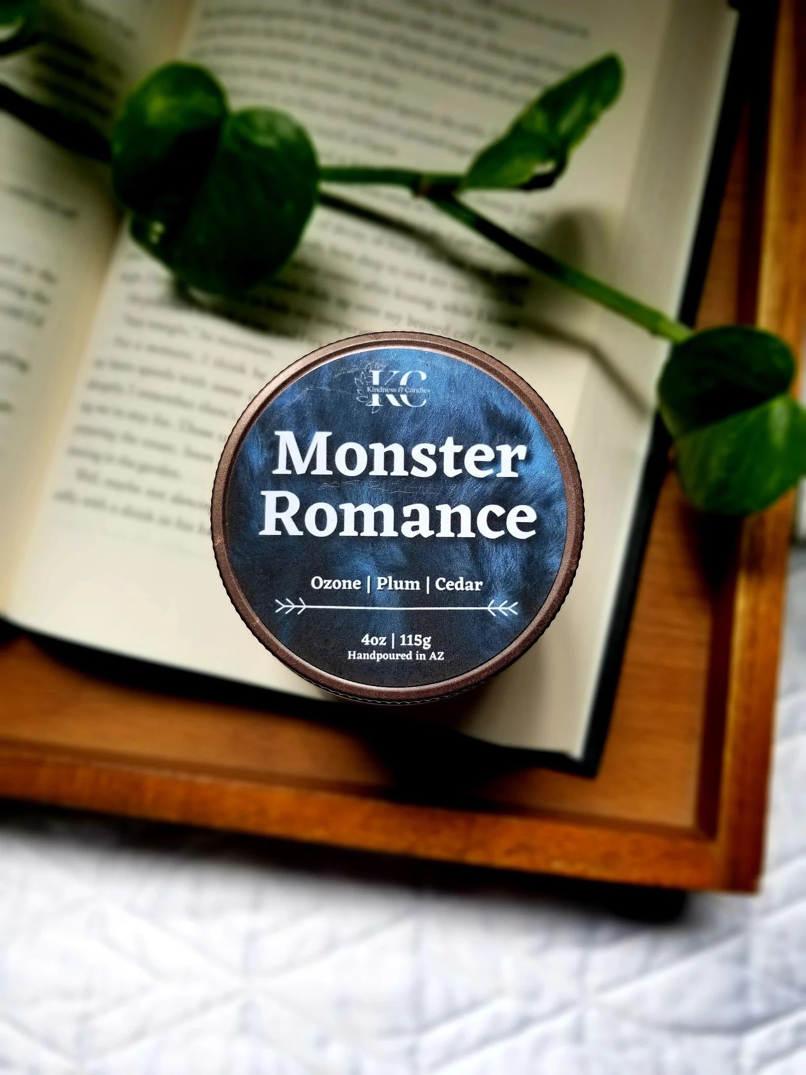 monster romance scented candle