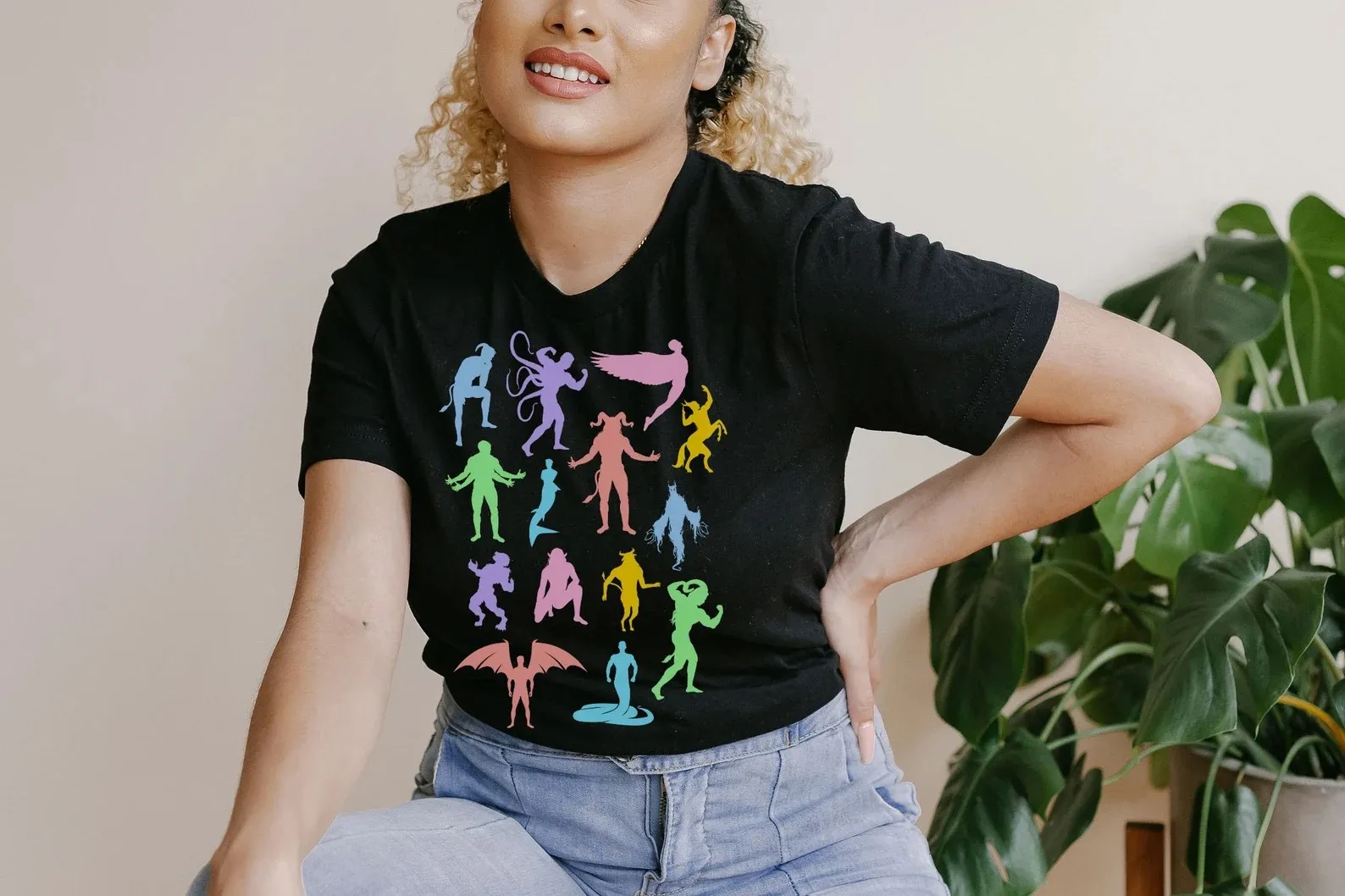 monster silhouettes shirt