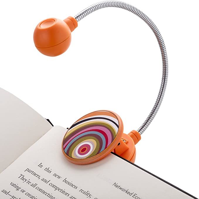 colorful swirl book light