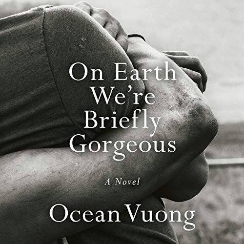 A graphic of the cover of On Earth We're Briefly Gorgeous by Ocean Vuong