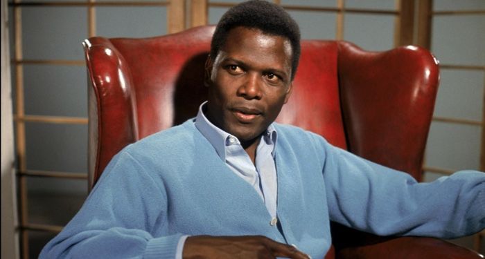 Sidney poitier in chair