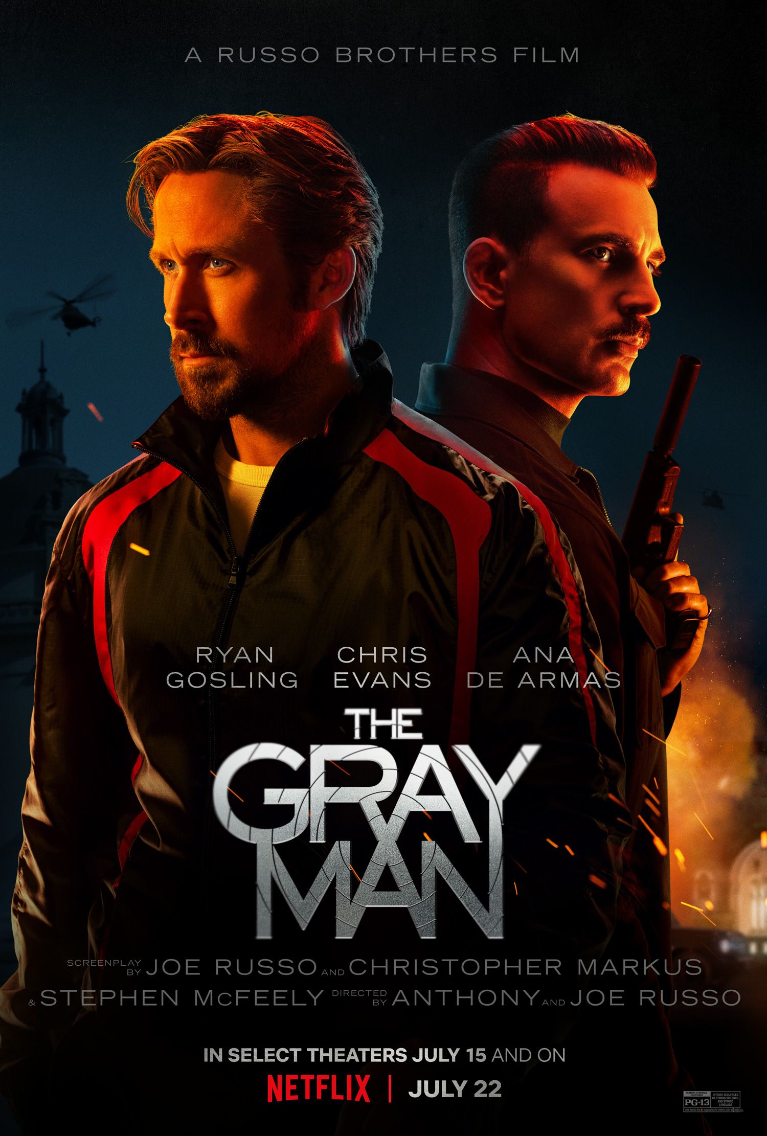 The Gray Man movie poster