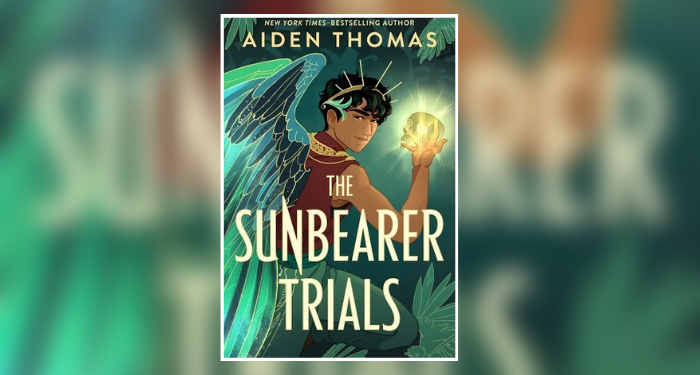 Book cover of The Sunbearer Trials by Aiden Thomas