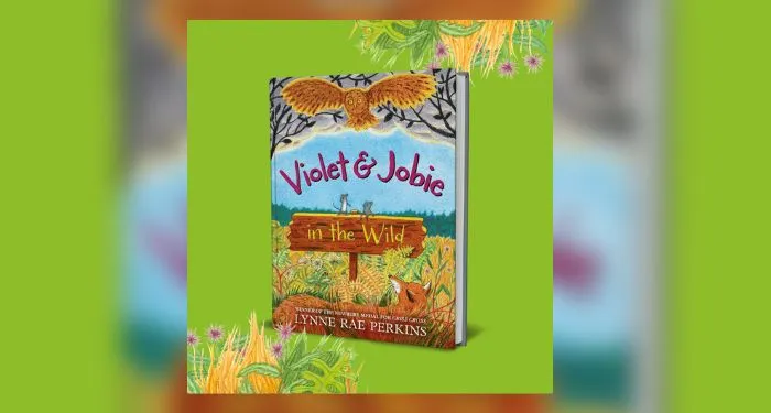 Book cover of Violet and Jobie in the Wild By Lynne Rae Perkins