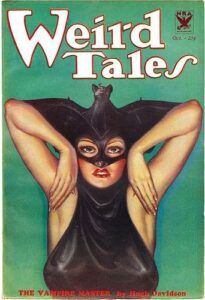 the 1933 cover of Weird Tales