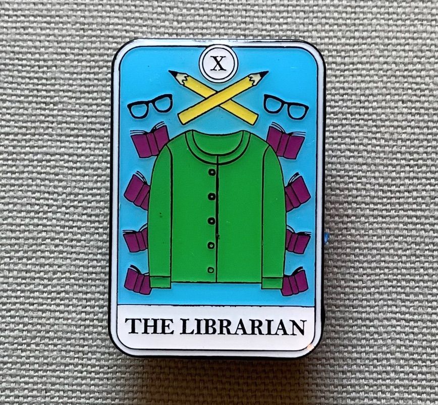 Libraries Are for Everyone Enamel Pin Librarian Pride 