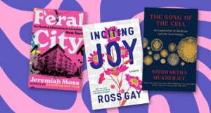 a collage of three of the new nonfiction covers listed