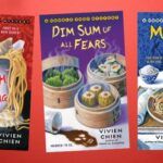 covers of three of Vivien Chien's Noodle shop mysteries books