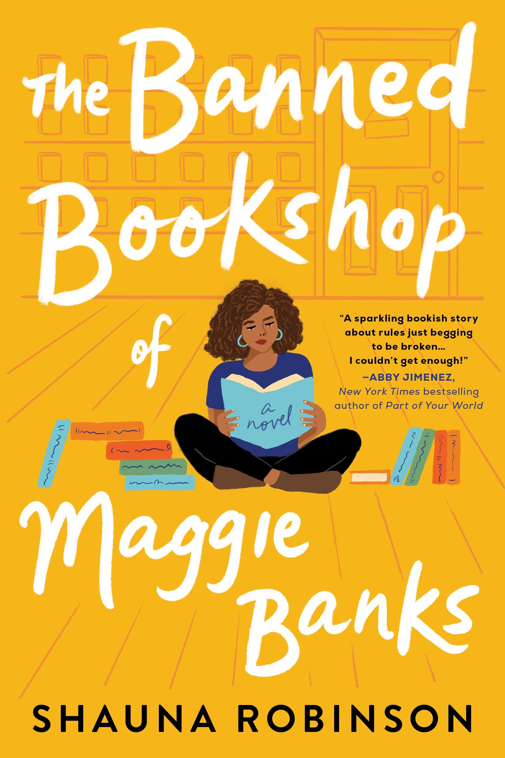 Book cover of The Banned Bookshop of Maggie Banks by Shauna Robinson
