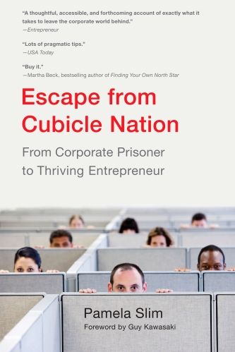 Book Cover of Escape From Cubicle Nation by Pamela Slim