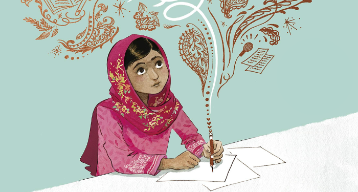a cropped cover of Malala's Magic Pencil