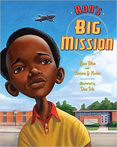 cover of Ron's Big Mission by Rose Blue; illustration of a young Black boy
