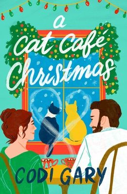 Book cover of a cat cafe christmas