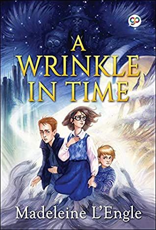 cover of a Wrinkle of Time with illustrated trio