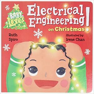 Book cover of baby loves electrical engineering at Christmas