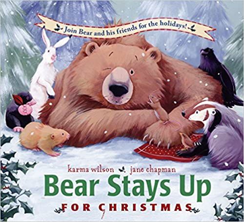 Book cover for bear stays up for christmas