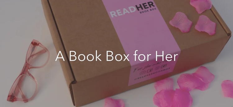 a photo of a ReadHer Book Box
