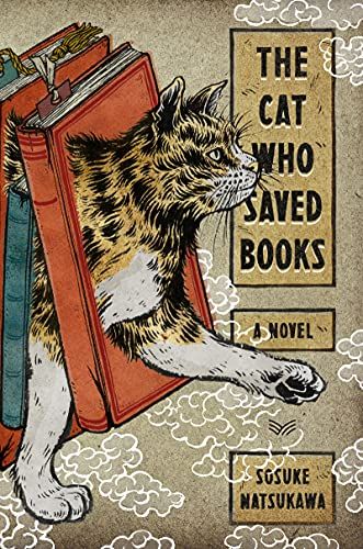 The cat that saved books book cover