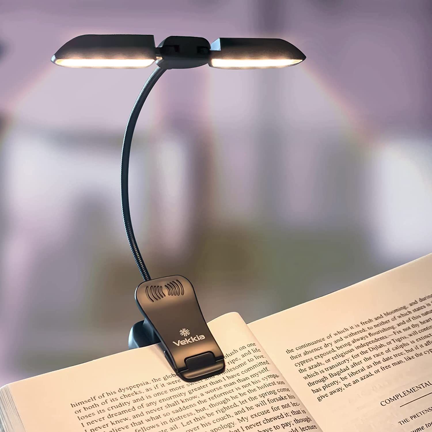 two-sided reading light