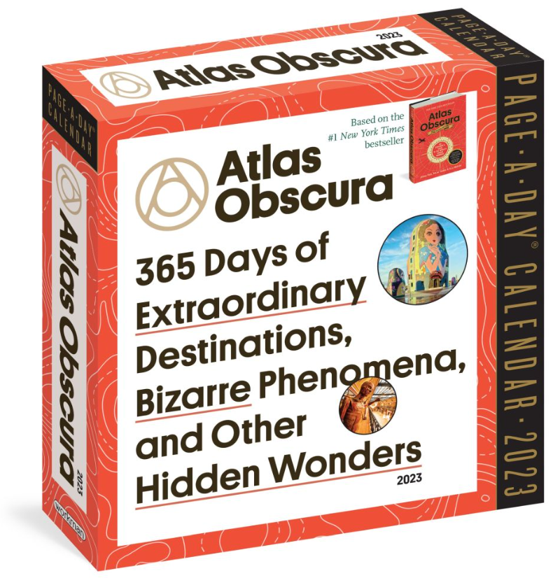 Atlas Obscura Color 2023 Page-A-Day Calendar