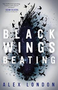 Black wings flap
