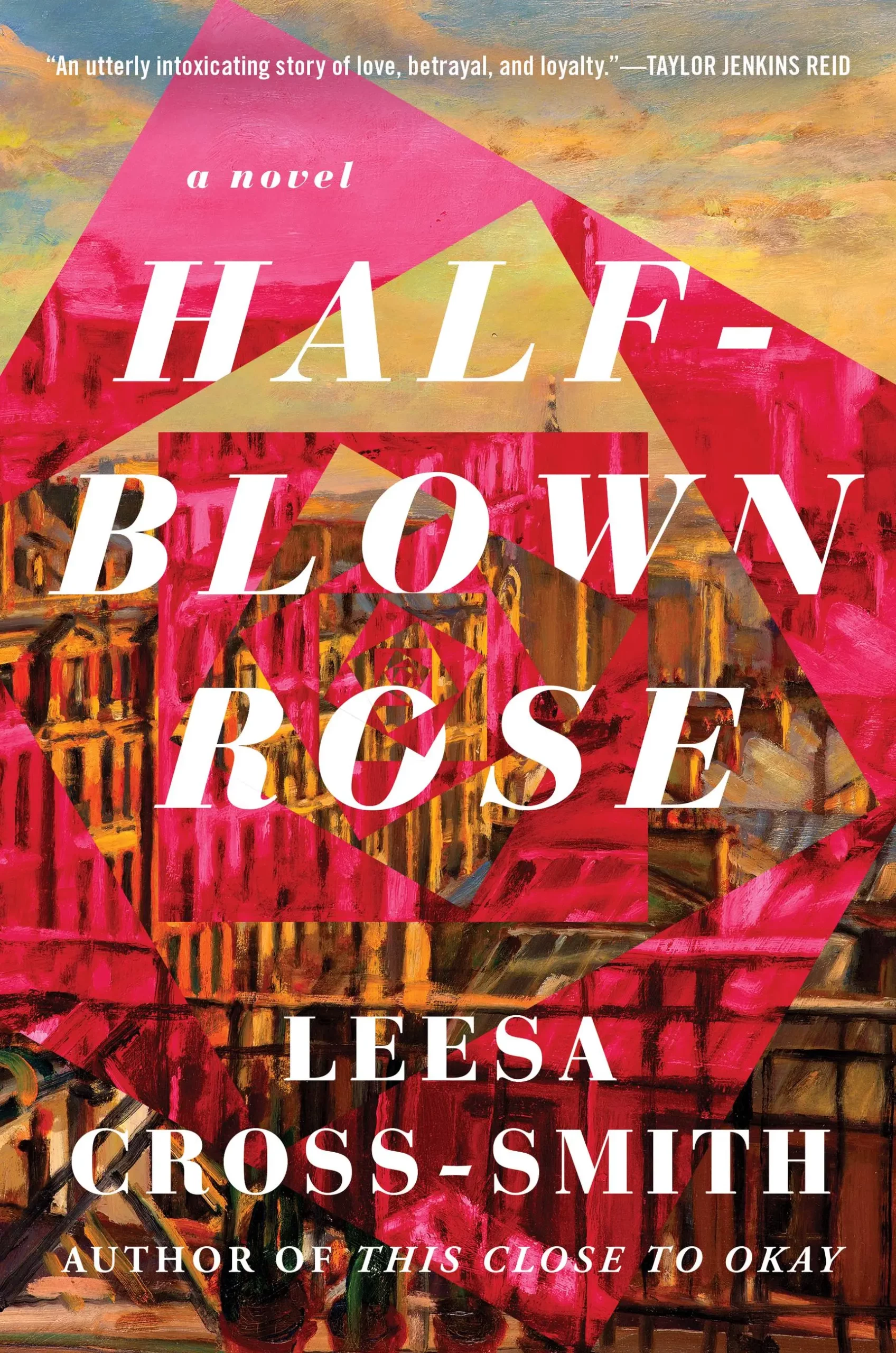 half blown rose book cover