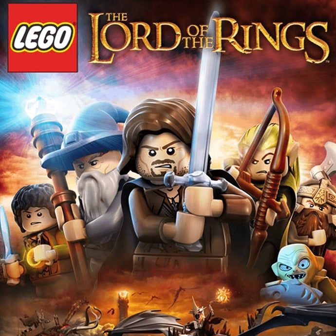 Lego Lord of the Rings video game cover