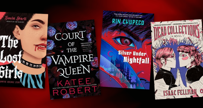a collage of queer vampire books covers