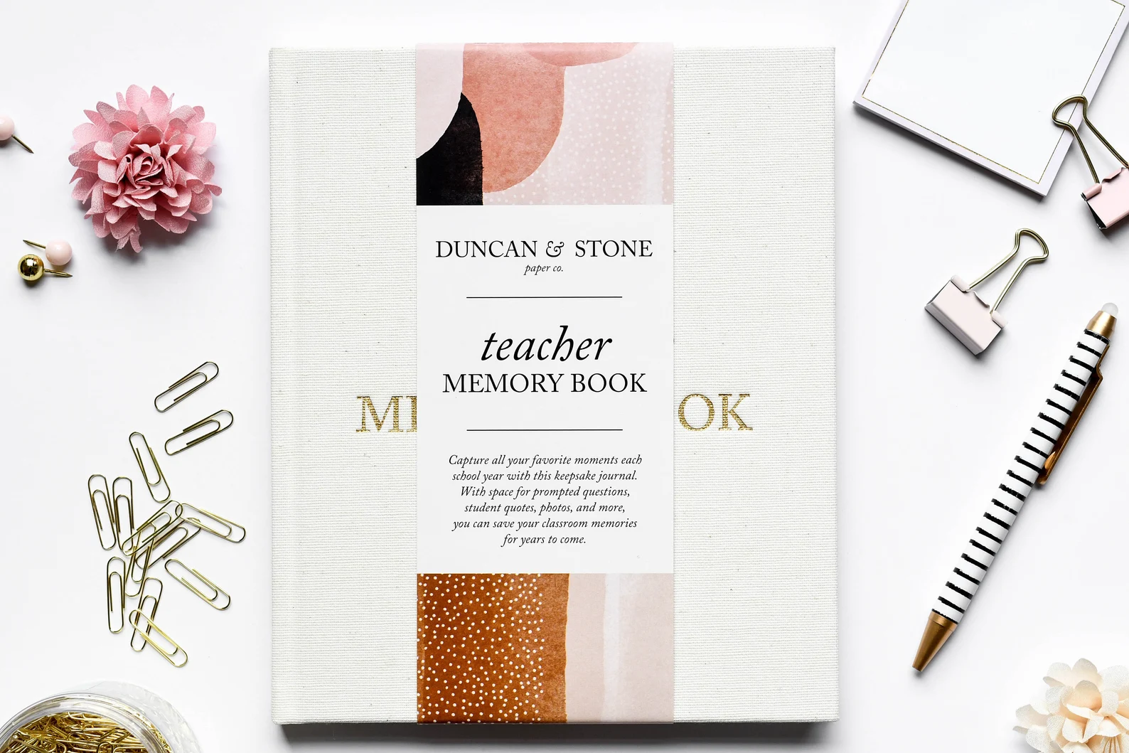 picture of teacher memory book gift