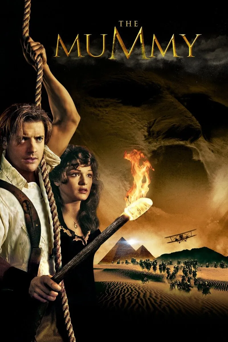 promotional movie poster of The Mummy with Rachel Weisz