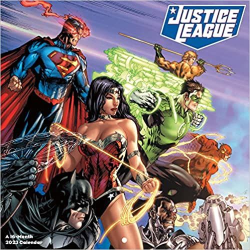 2023 DC Comics The Justice League (Classic) Wall Calendar