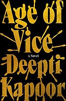 cover of Age of Vice by Deepti Kapoor; black with gold font