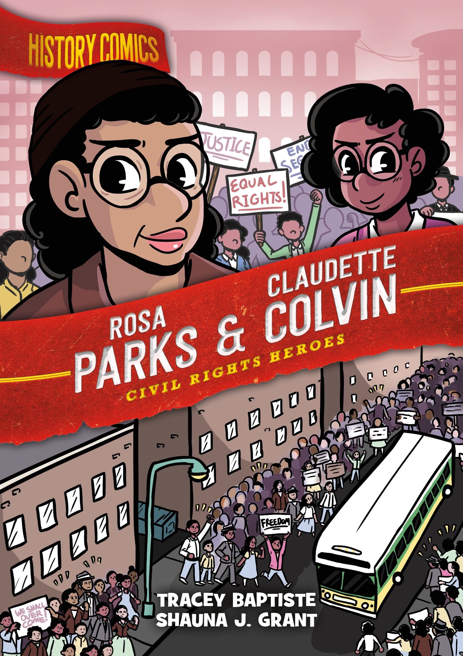 History Comics'in kapağı: Rosa Parks ve Claudette Colvin