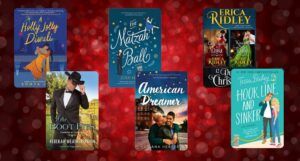 collage of six romance ebooks on sale as of 12-07-22