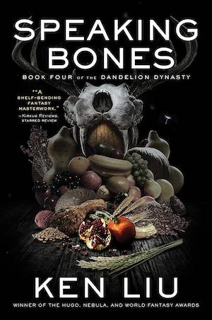 Couverture de Talking Bones de Ken Liu.