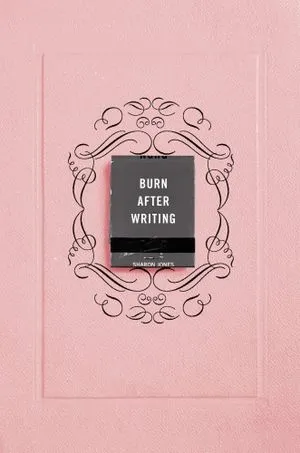 Cover of Burn After Writing by Sharon Jones