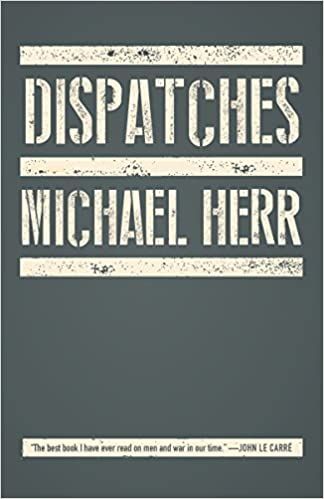 cover of Dispatches by Michael Herr; green with white font