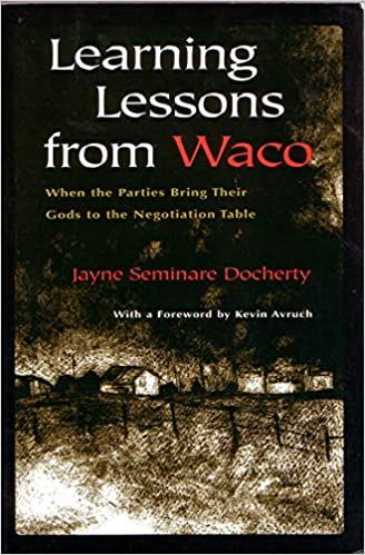 Book cover of Learning Lessons From Waco