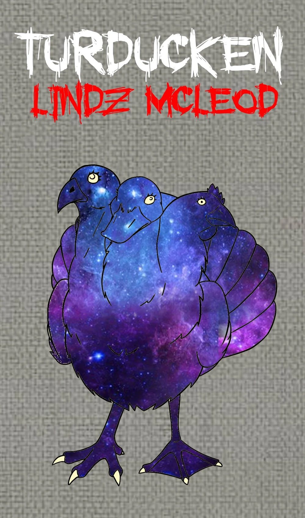 Cover image of speculative short story collection Turducken by Lindz McLeod