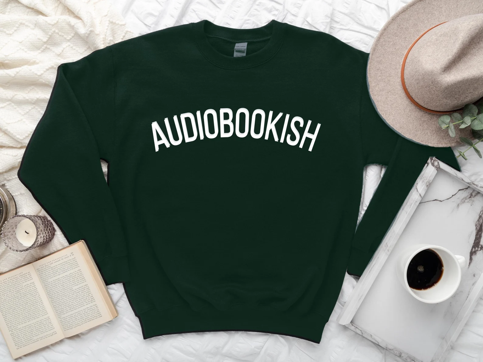 picture of audiobookish sweatshirt