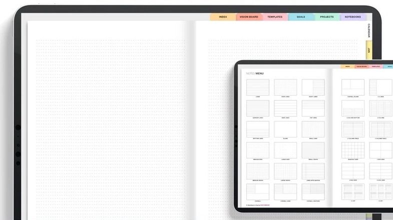 Digital bullet Journal Template