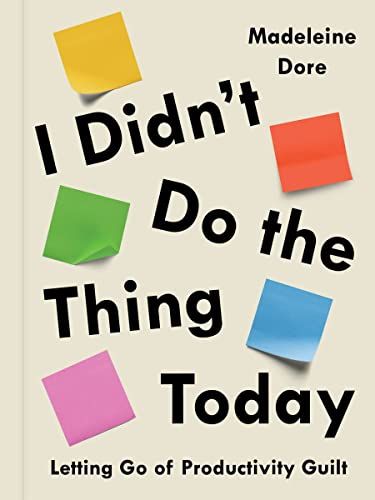 i didn't do the thing today book cover